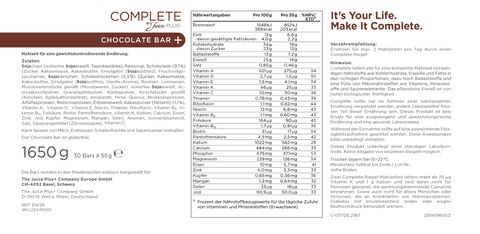 Barrette di cioccolato
