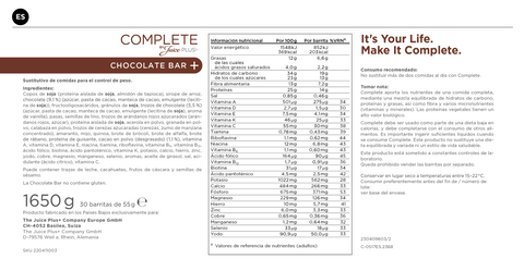 Barrette di cioccolato